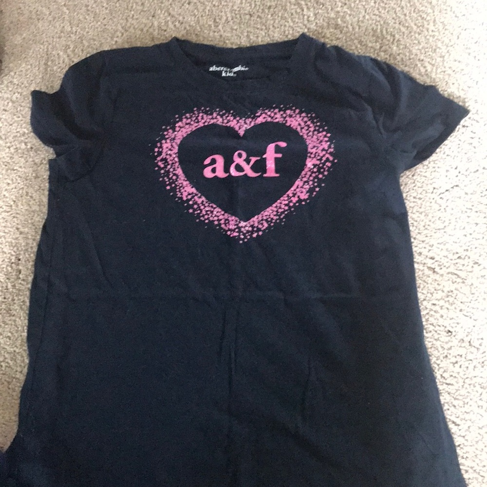 Abercrombie kids 13/14 navy blue t shirt